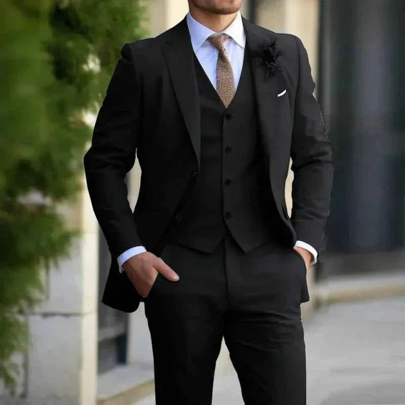 Herrenanzug 3-teilig Elegant Slimfit