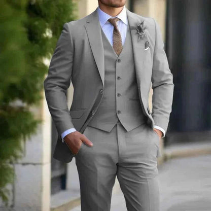 Herrenanzug 3-teilig Elegant Slimfit - IdealeKleiden