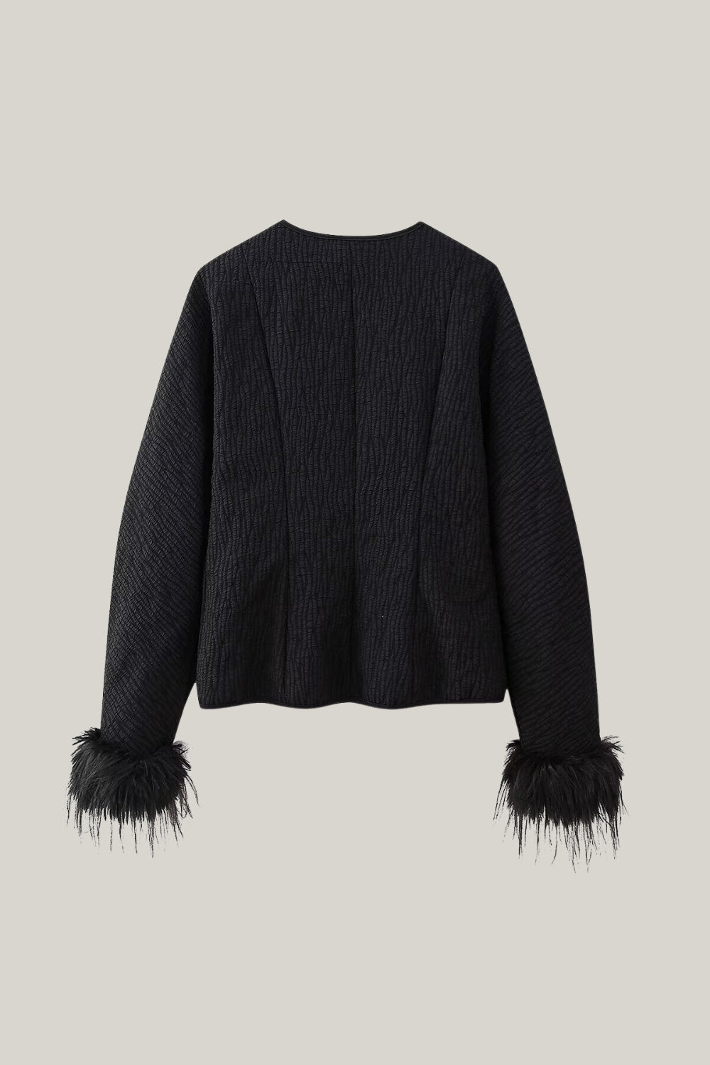 Federmuster Damenjacke Trendy - IdealeKleiden