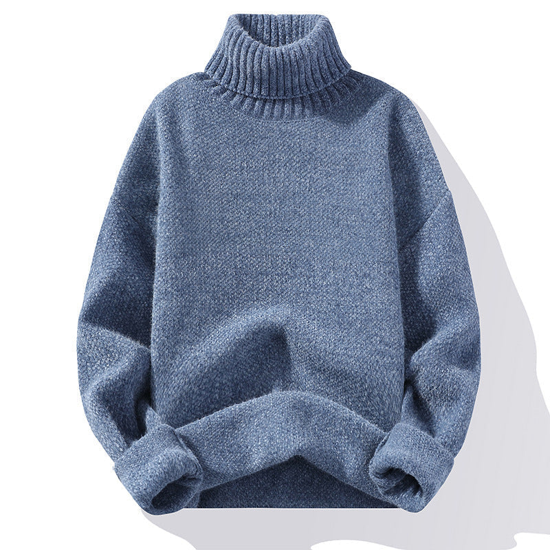 Weiches Strickkleid Rollkragen