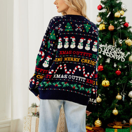 Weihnachtsstrickpullover Kuschelig Soft - IdealeKleiden