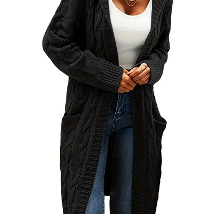 Kapuzenjacke Damen Lang Elegant