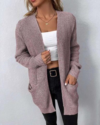 Stilvoller Damen Cardigan Lang