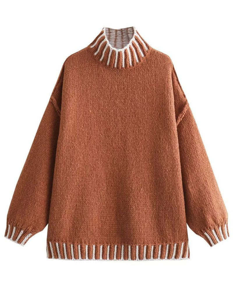 Damenschal und Poncho Strick