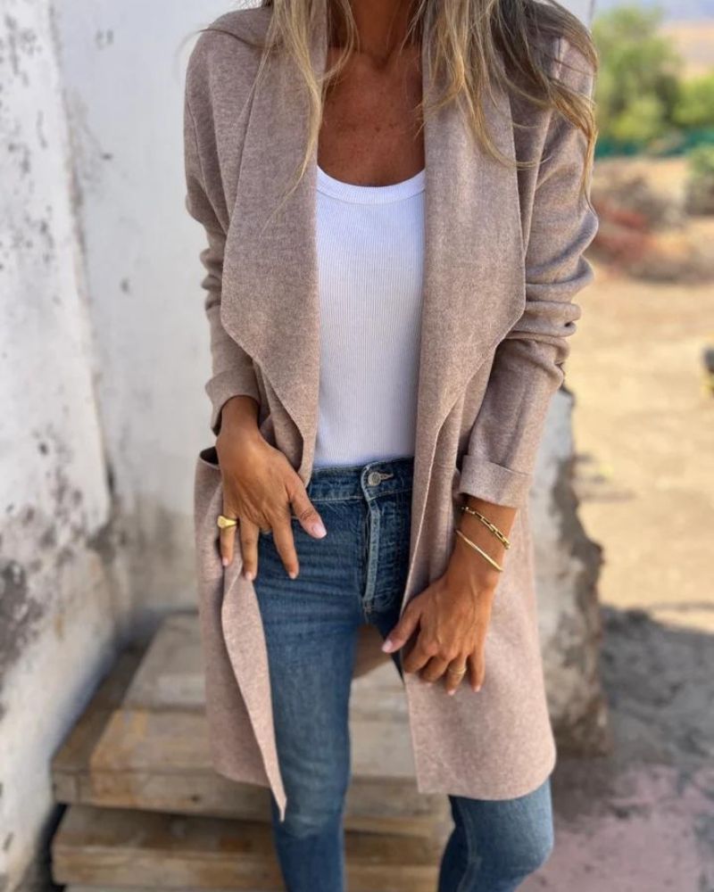 Lässige Damenjacke Oversized Cardigan