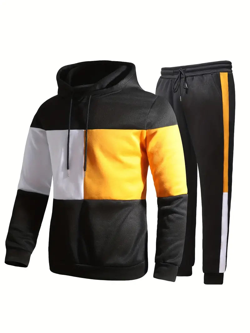Herren Pullover Hoodie Set Warm Kuschelig