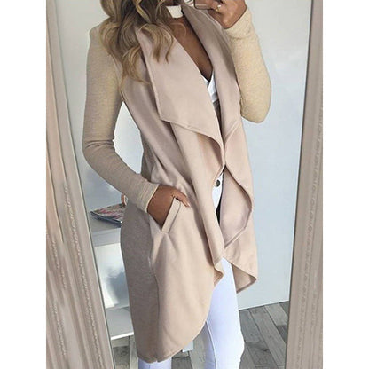 Slim Fit Windbreaker Jacke Einfarbig Lange
