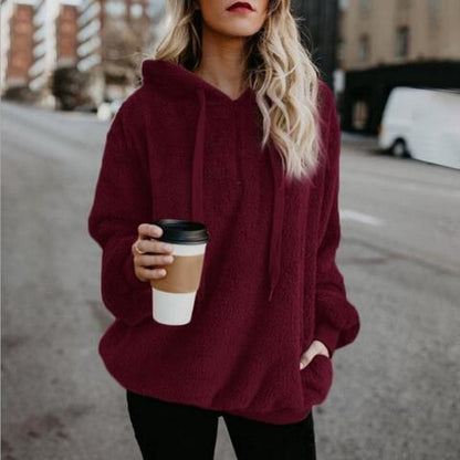 Kapuzenpullover Bequem Warm Gemütlich