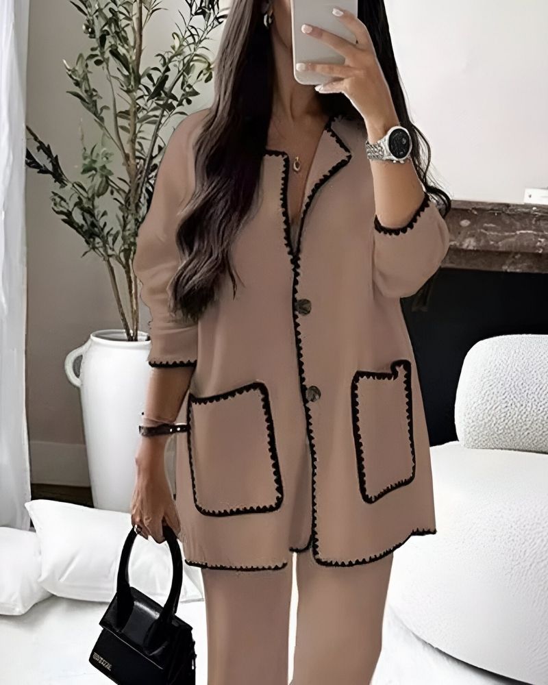 Elegantes Zweiteiler Anzug Schick & Chic
