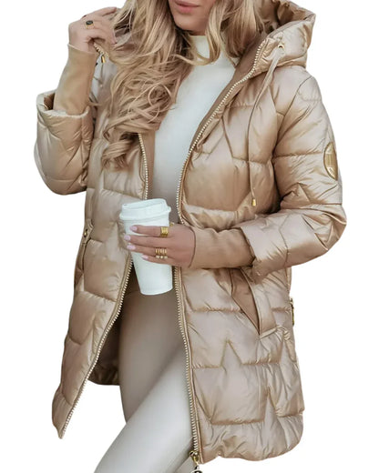 Eleganter Winterparka Damen Mantel