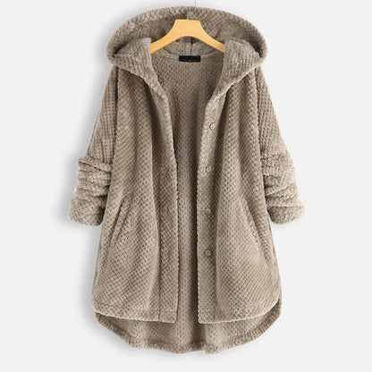 Damen Winterjacke Fleece Warm & Stylish