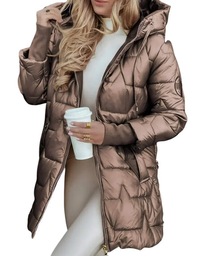 Eleganter Winterparka Damen Mantel