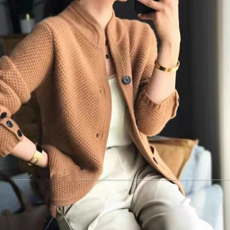 Kaschmir Pullover Damen Weich Warm