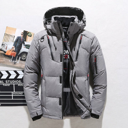 Eleganter Herren Wintermantel Schwarz
