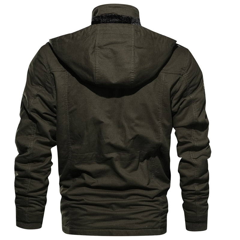 Herren Winterjacke Stilvoll Warm - IdealeKleiden