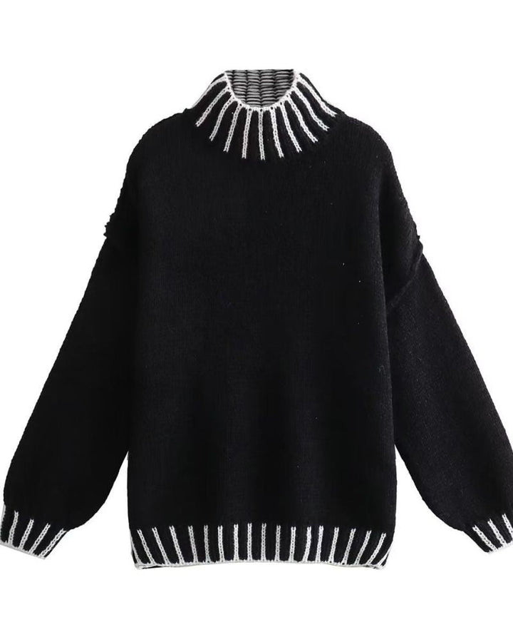 Damenschal und Poncho Strick