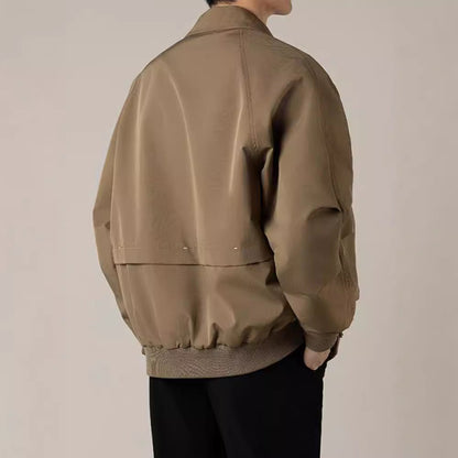 Herren Bomberjacke Sportlich Freizeitlook - IdealeKleiden