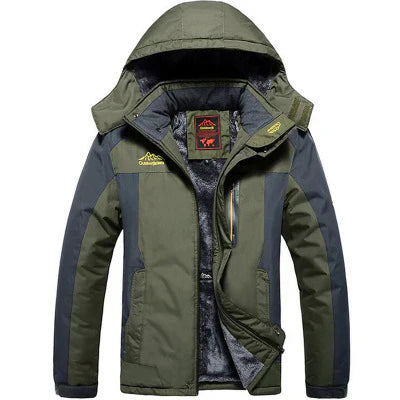 Damen Winterjacke Warm Kapuze Elegant