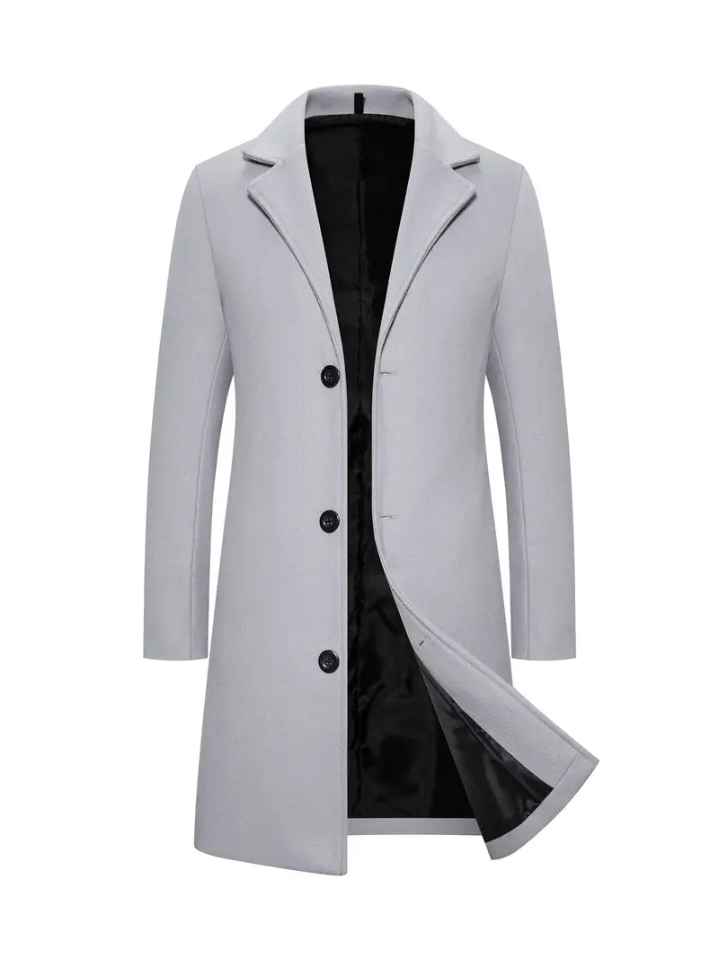 Herren Trenchcoat Elegant Lang