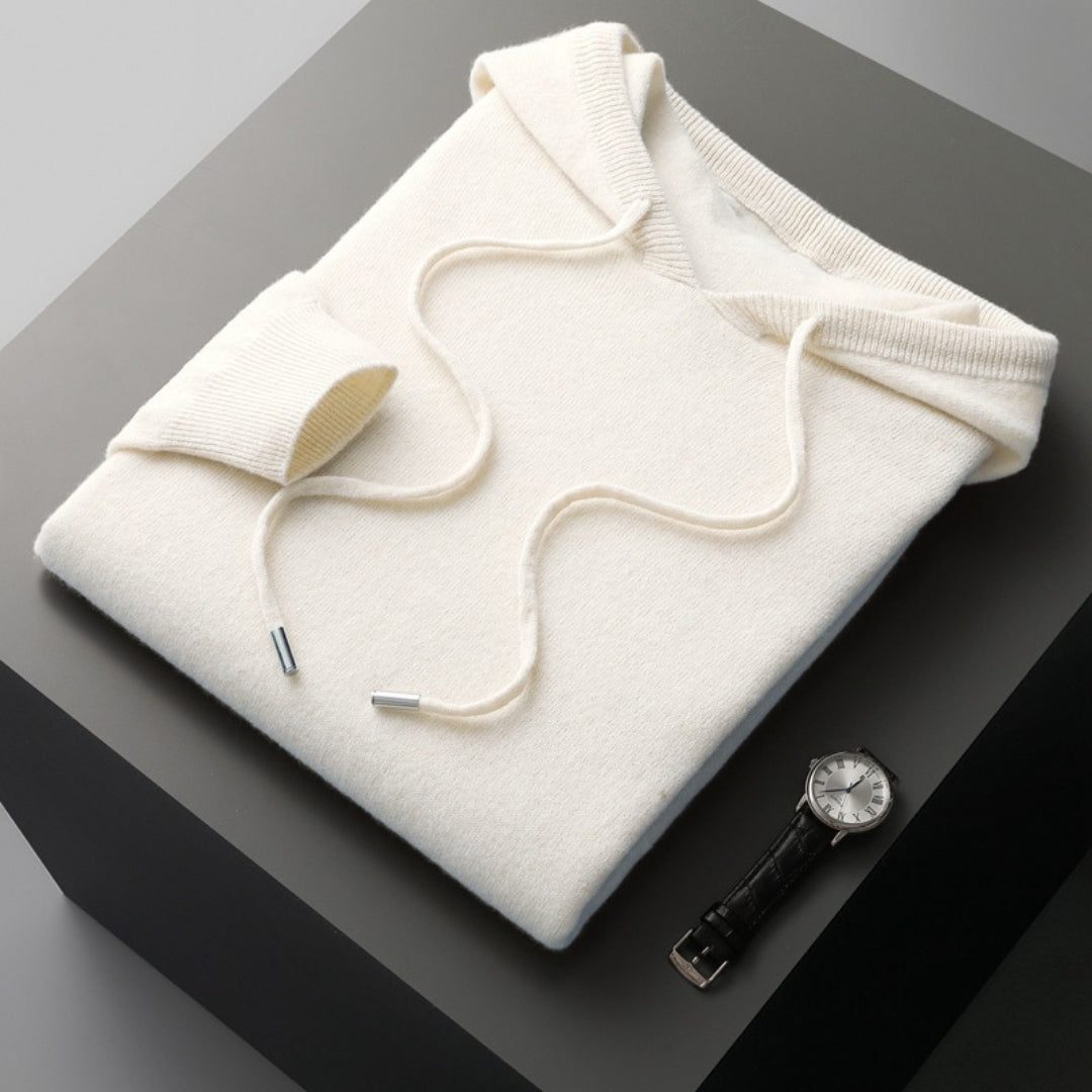 Frühlings Kaschmir Pullover Kapuze Modern