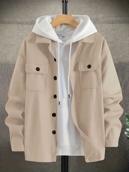 Lässige Herren Jacke Langarm Casual Style