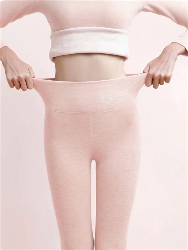 Damen Winterhose Fleece - Warme Leggings Figurbetont