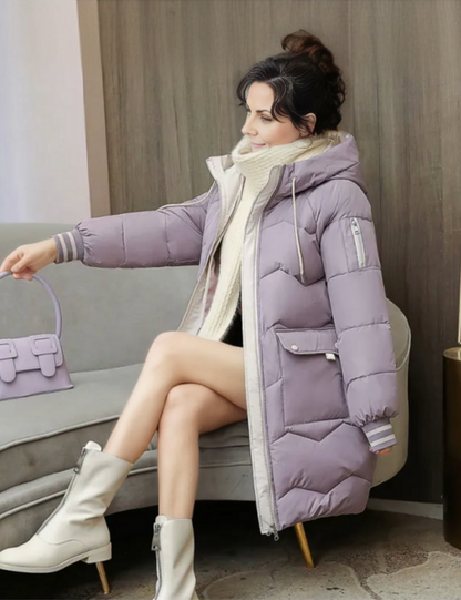 Sicily - Warme Winterjacke Damenschwarz