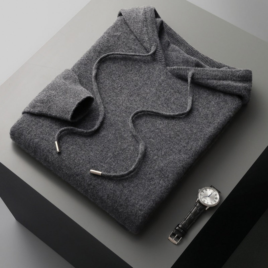 Frühlings Kaschmir Pullover Kapuze Modern