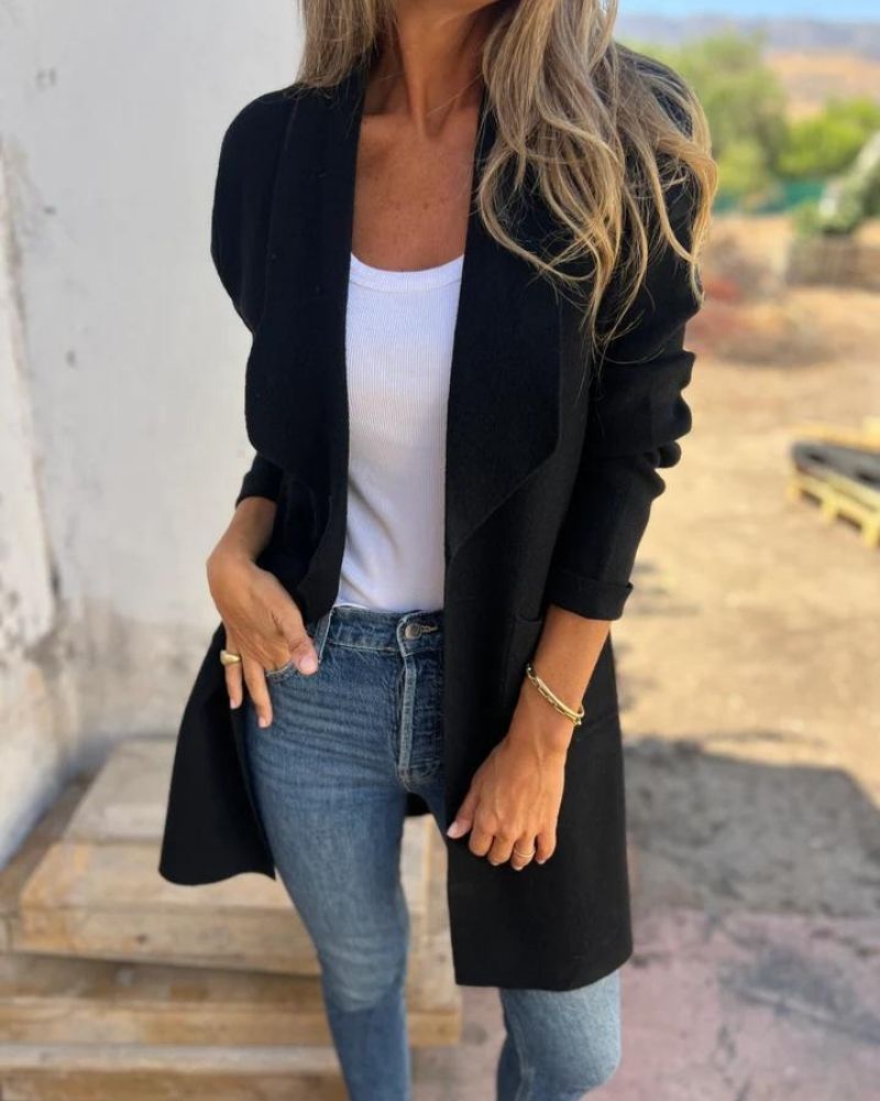 Lässige Damenjacke Oversized Cardigan