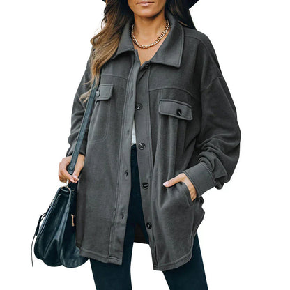 Weiche Fleece-Jacke Damen