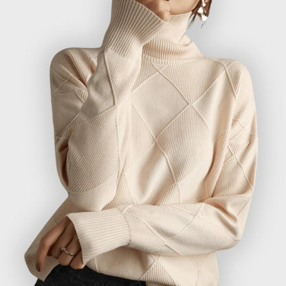 Weiche Damenpullover Rollkragen Elegant