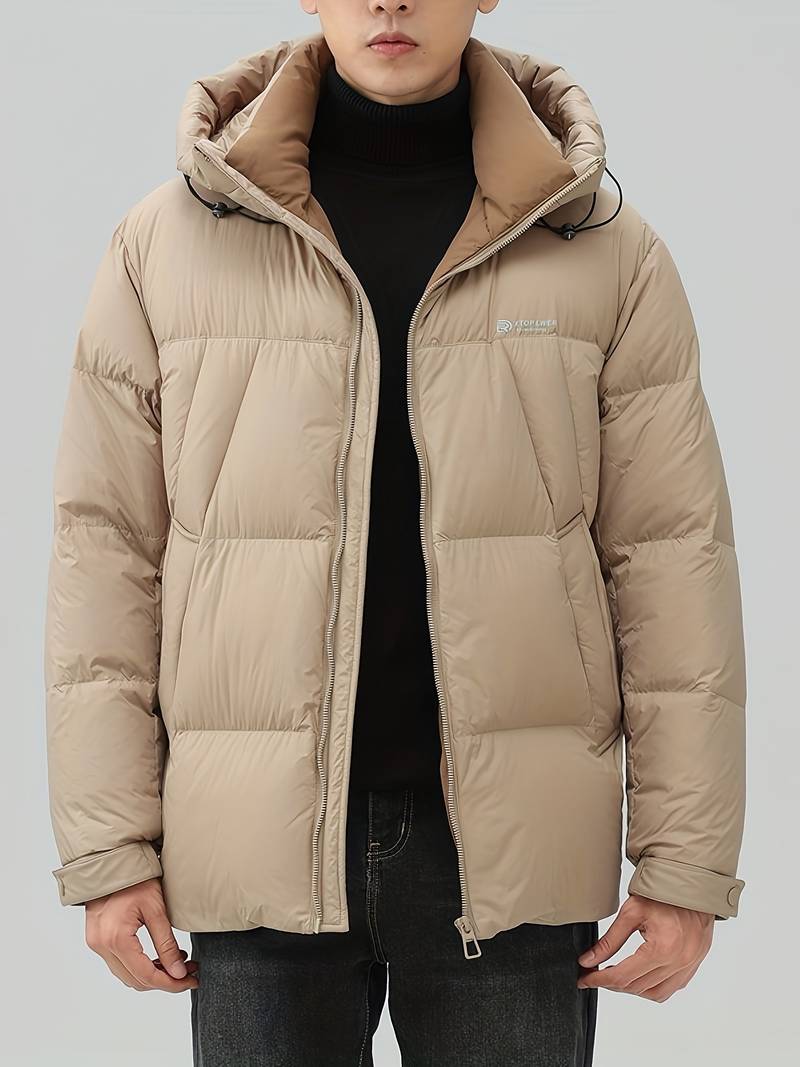 Stylische Herren Daunenjacke Warm Wasserdicht