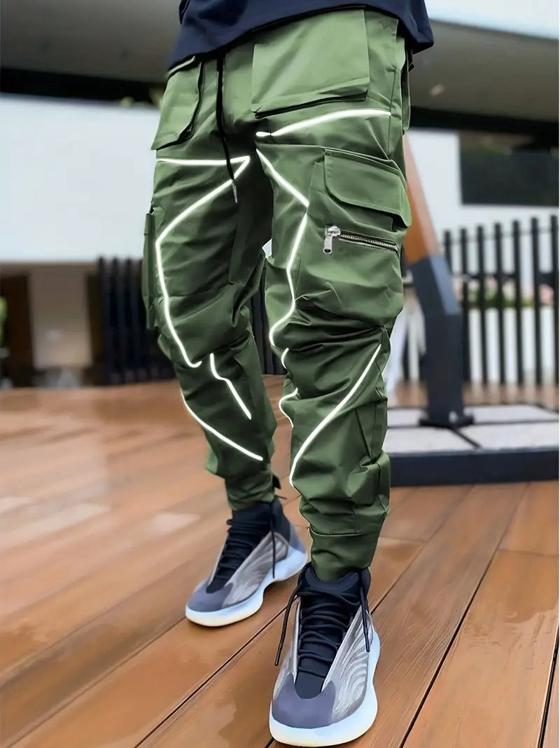 Herrenhose mit Viel Taschen Elegant Design