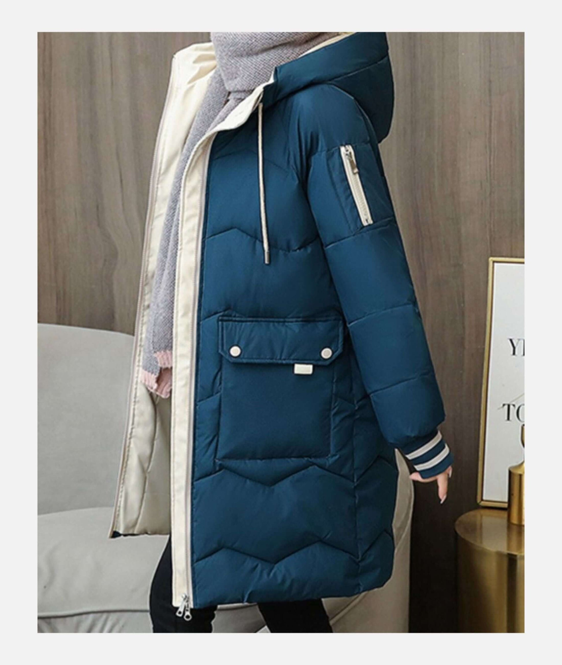 Damen Wintermantel Elegant & Warm - IdealeKleiden