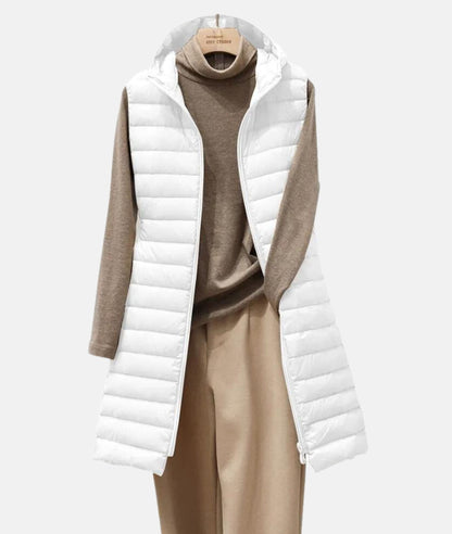 Lange Winterjacke Leicht Isoliert Modern