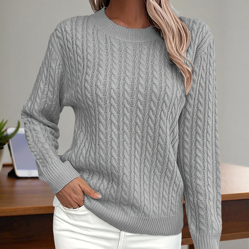 Stylischer Damen Pullover mit Struktur