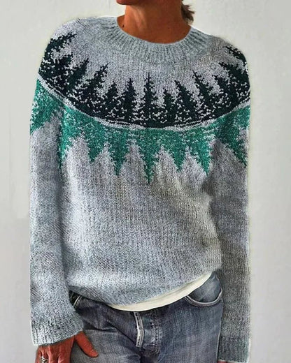 Eleganter Strickpullover Zeitlos Klassisch