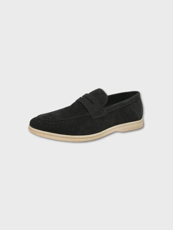 Leder Halbschuhe Vintage Stil Gio