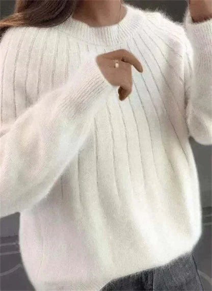 Weicher Strickpullover Cashmere Look