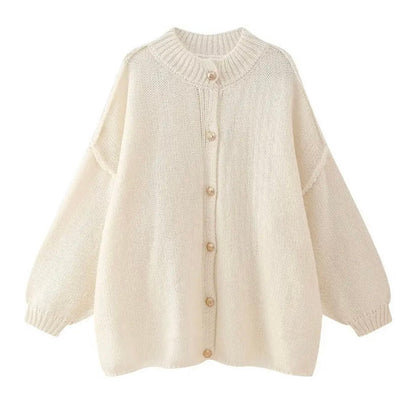 Weiche Strickjacke Oversized Damen