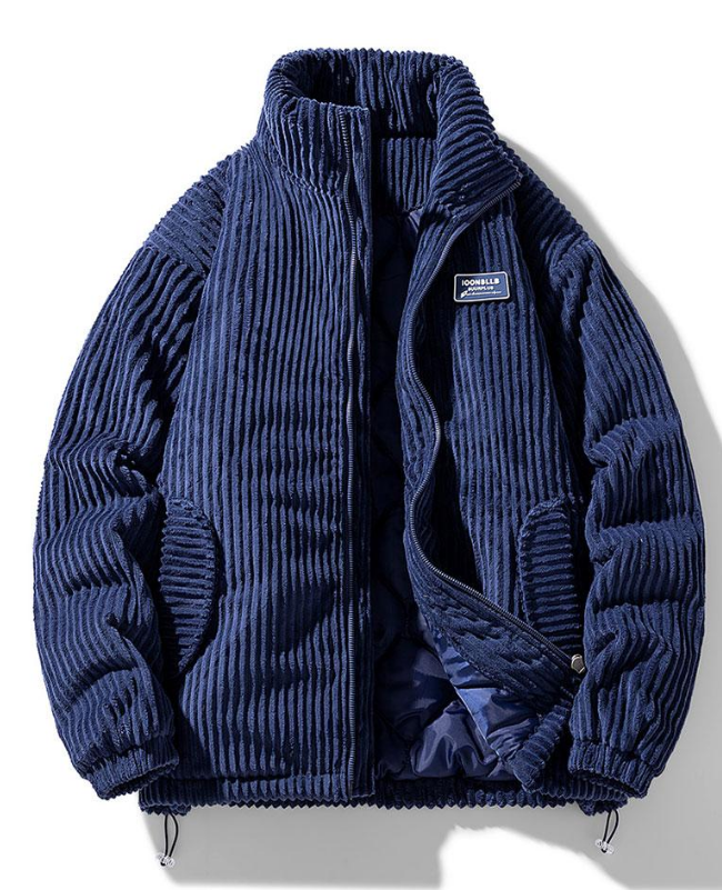 Baumwollweste Cord Classic Look - IdealeKleiden