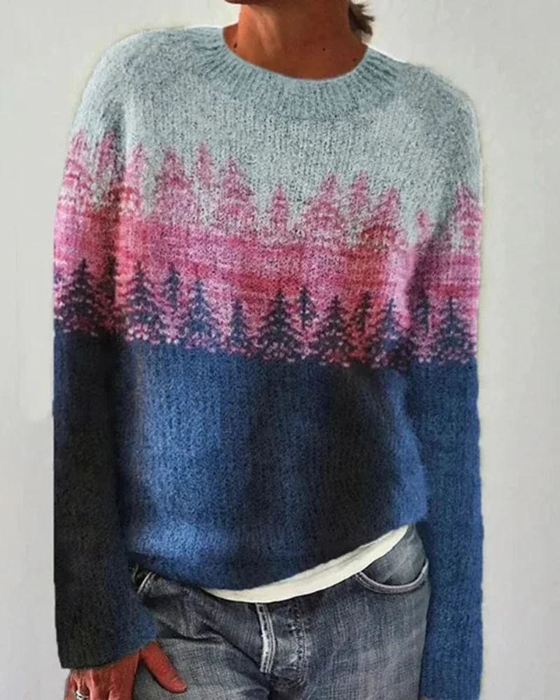 Elegante Strickpullover Damen Klassik - IdealeKleiden