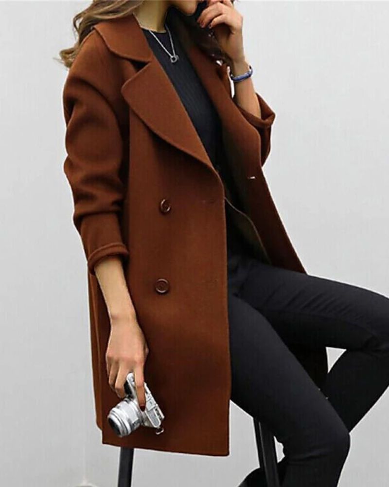 Elegant Moosgrüne Damenjacke