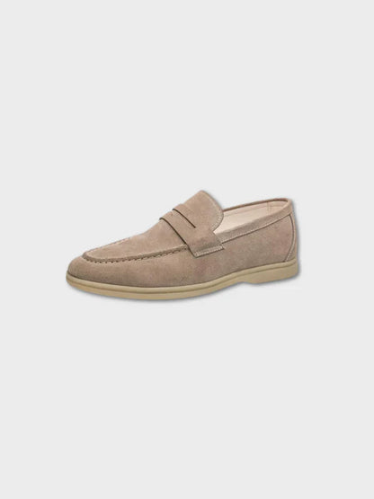 Leder Halbschuhe Vintage Stil Gio