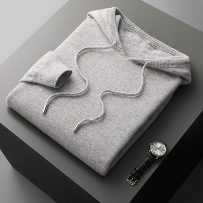 Frühlings Kaschmir Pullover Kapuze Modern