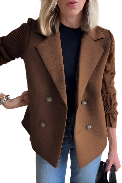 Damen Blazer Vegan Wolle Elegant
