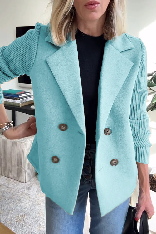 Eleganter Damenblazer mit Strick