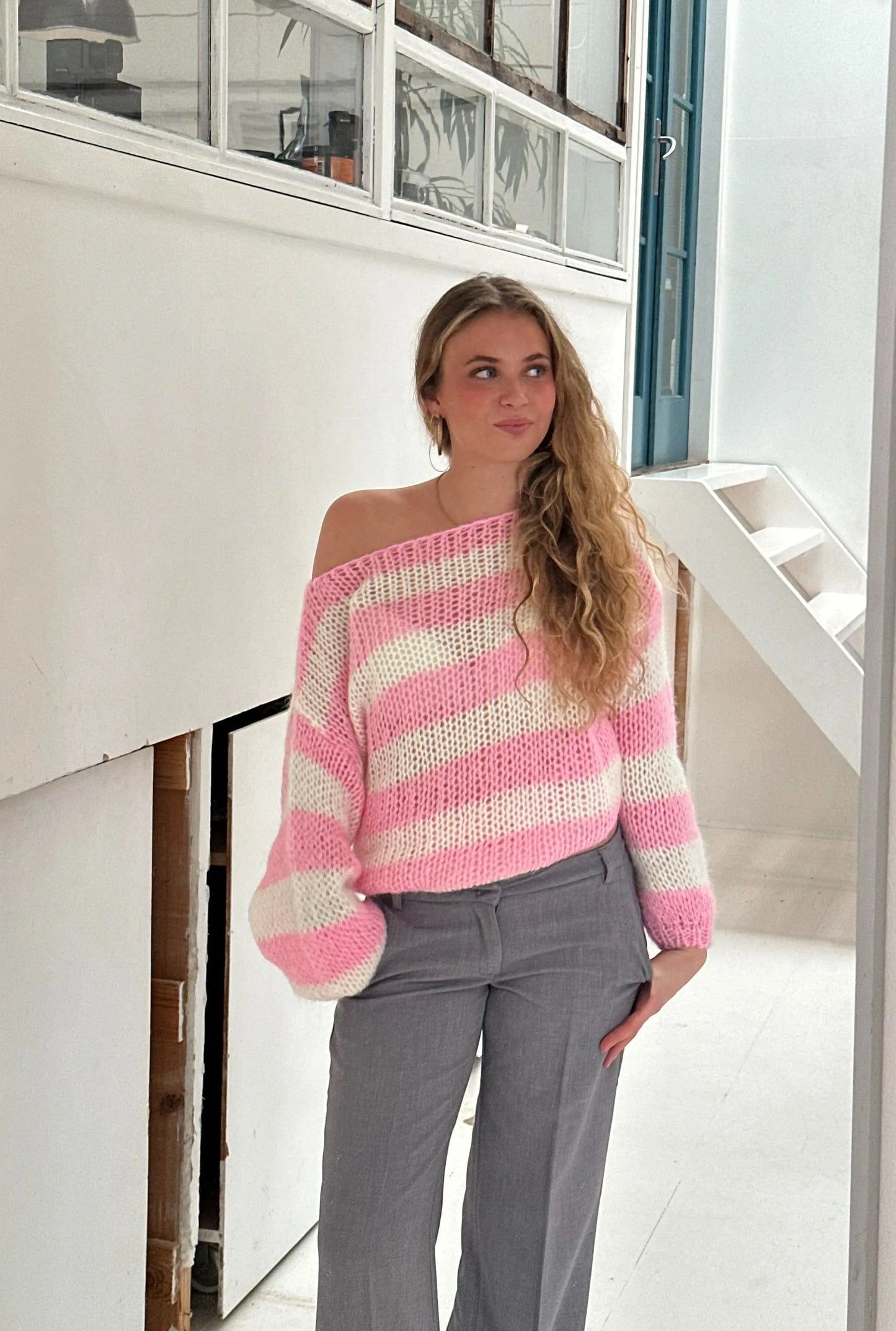 Weicher Damenpullover Herbst Winter Strick