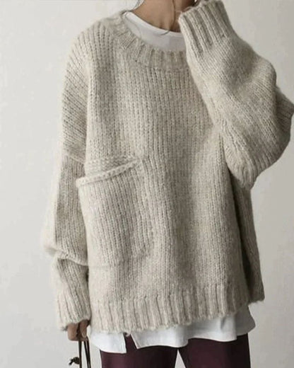 Großer Hoodie mit Vortasche Oversized