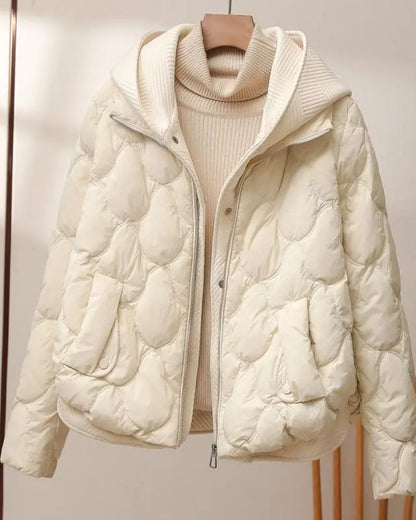 Lässiger Zwei-Teil-Kapuzen-Mantel Modern Casual